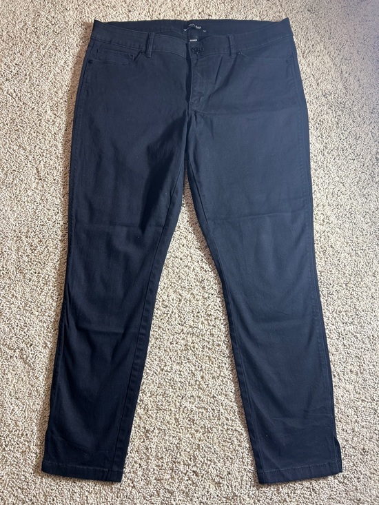 White House Black Market Denim - White House Black Market Women’s Black Skimmer Pants Jeans, Size 12